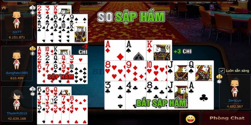 Nguyên tắc cần nhớ trong cách xếp bài Mậu Binh